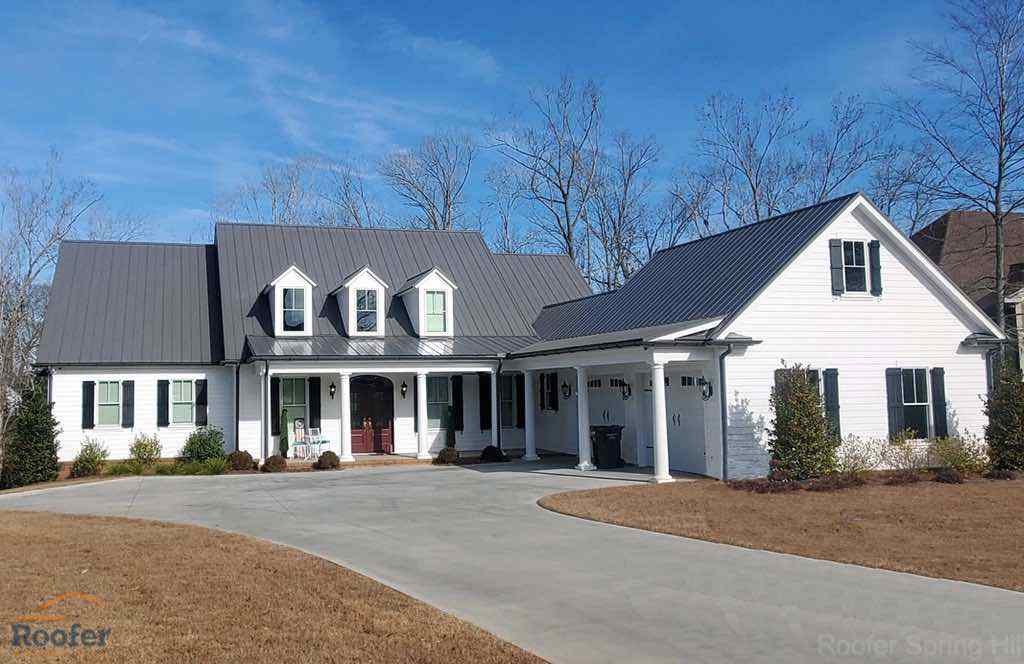 Gray Metal Roofing Spring Hill